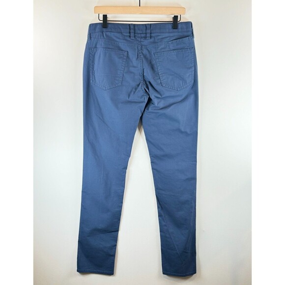 Bonobos Men Pants Blue Chino Slim Fit Straight Leg Golf Performance Casual 31x32 - Picture 2 of 7